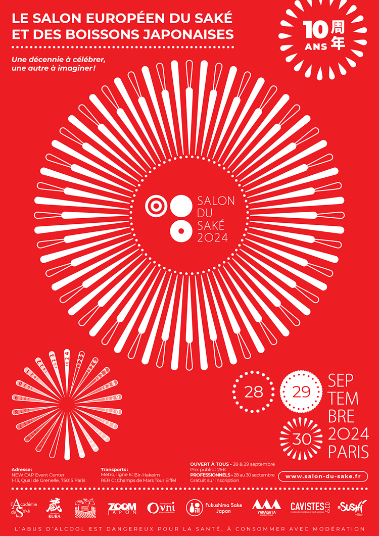 Affiche Salon du Saké 2024