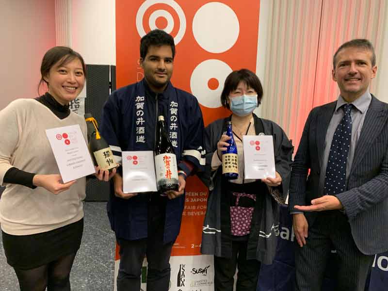 Lauréats des prix du Salon Européen du Saké et des boissons japonaises 2021