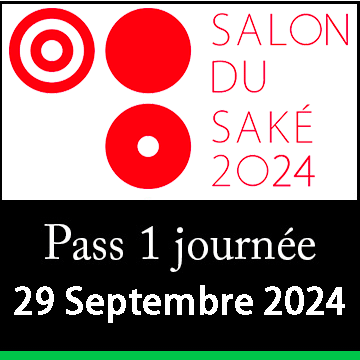 One Day Pass - Sunday 29th, September 2024 - Salon du Sake European Fair for Sake and Japanese Beverages - Paris